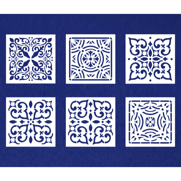 Stencil Para Pintura 14x14cm Azulejos