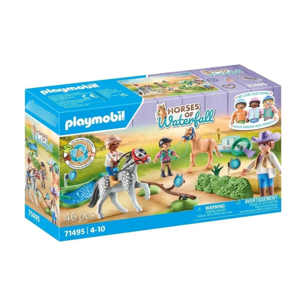 Playmobil 71495 Horses Of Waterfall - Torneio De Pôneis