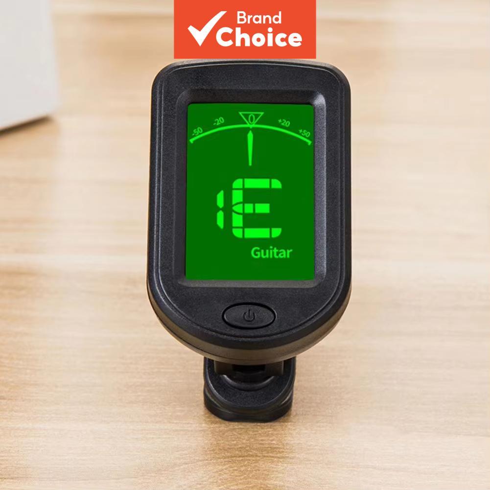 Miwayer Clip On LCD Tuner Bateria Operado Cromático Para Guitarra Acústica Ukulele Baixo Tubarão Capo Tuning Acessório P