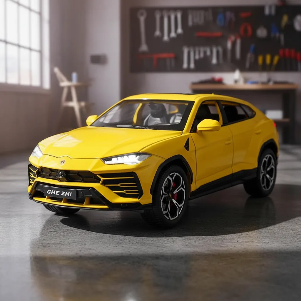 Lamborghini Urus 1/24 Som/luz/buzina Modelo:Amarelo