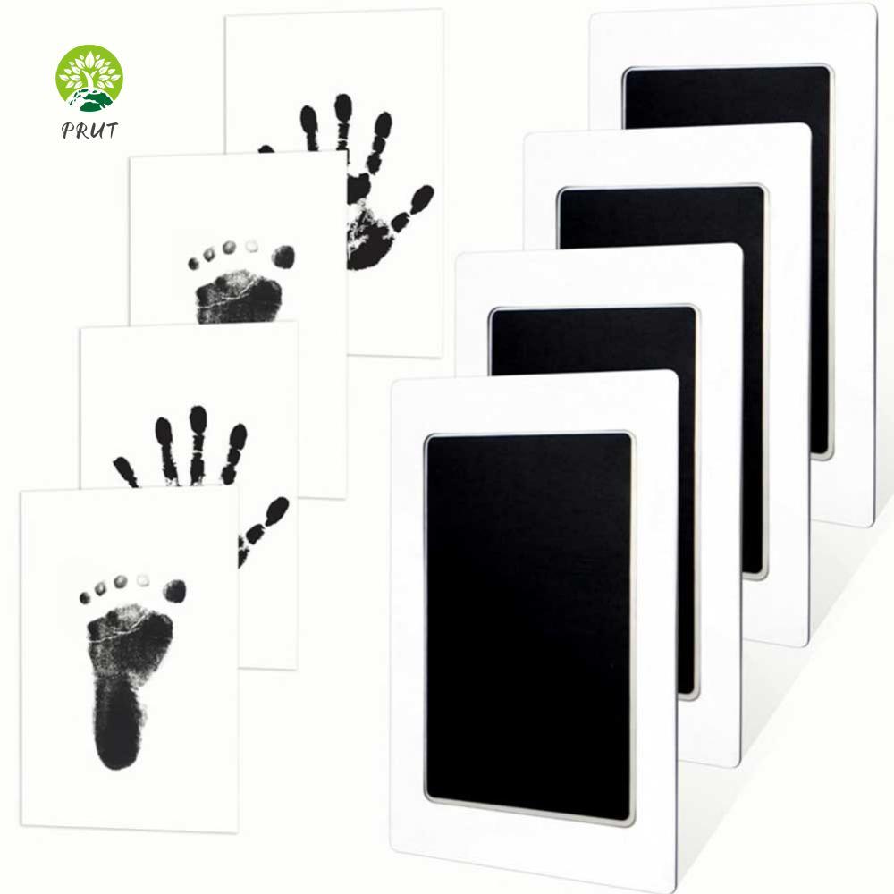 Kit De Impressão De Pata Clean Touch Inkless Pad Adesivos Personalizáveis Incluídos