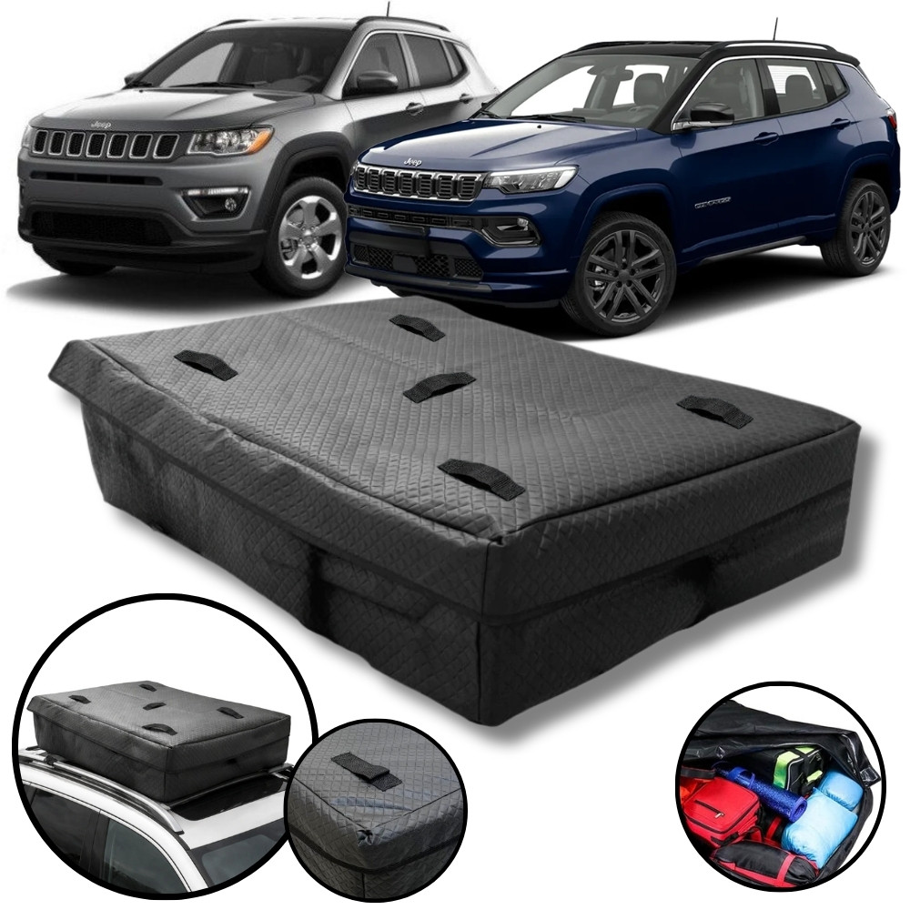 Bolsa Teto Maleiro Impermeável 175L Premium Jeep Compass