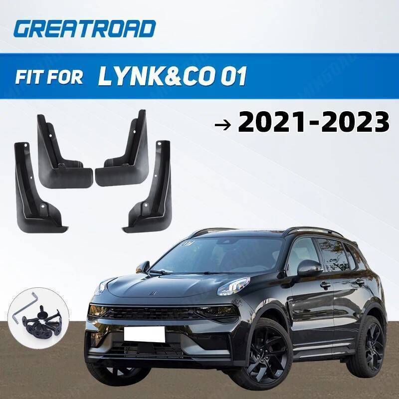 ABS Carro Mud Flaps Respingo Guarda Para-Lamas Estilo Do LYNK & CO 01 2021 2022 2023 MudFlaps Frente Traseira Fender Ace