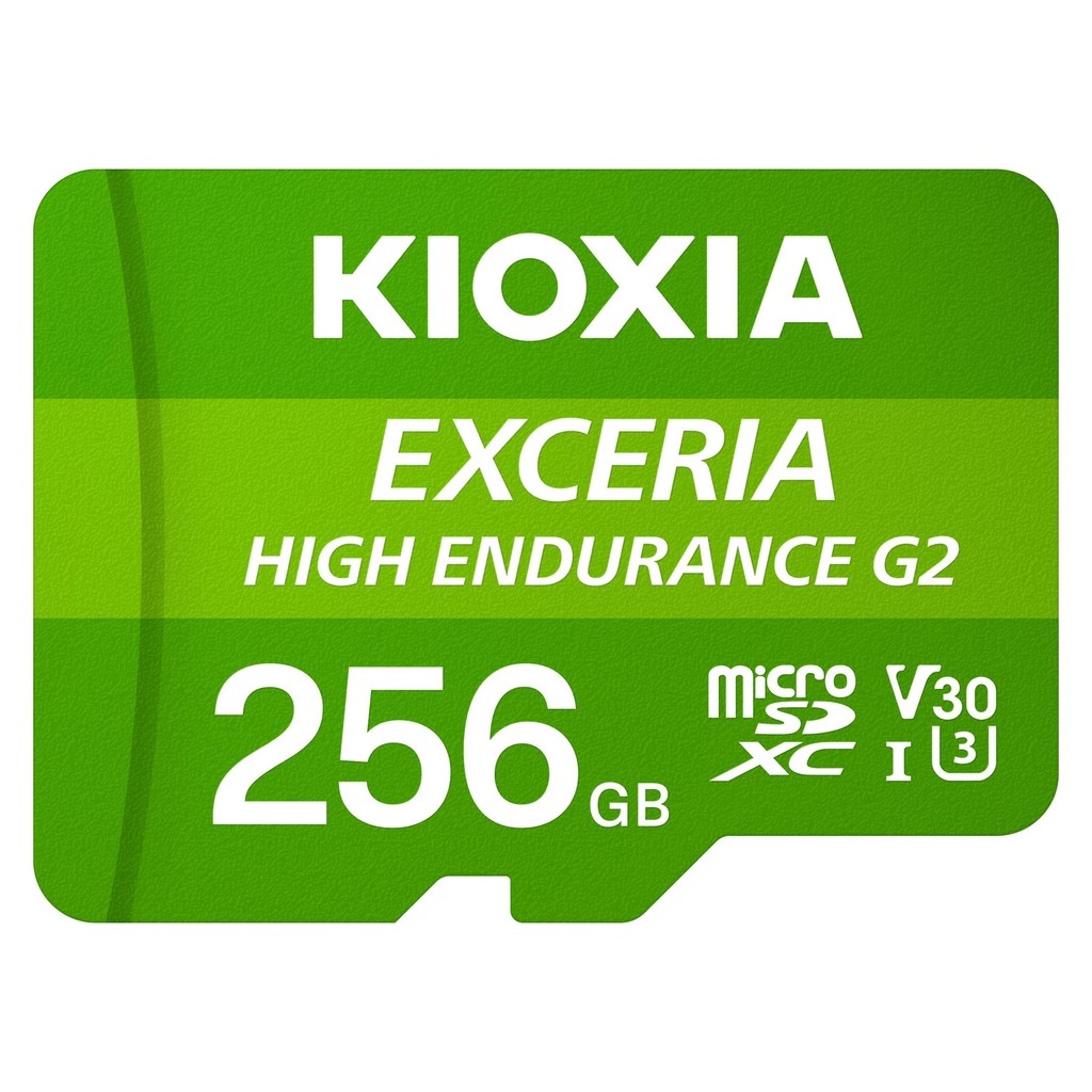 Cartão microSD KIOXIA 256GB 512GB EXCERIA HIGH ENDURANCE G2 U3 V30 para Câmera Veicular