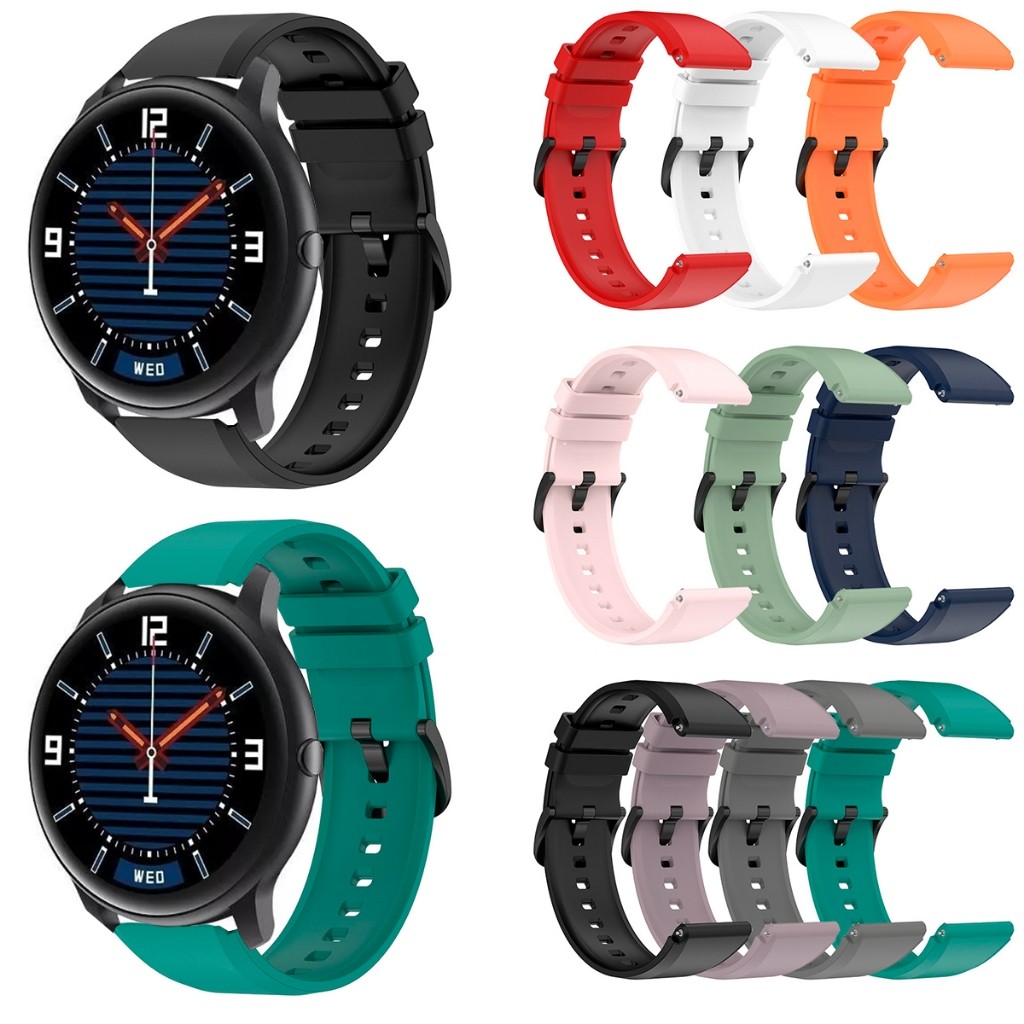 Pulseira de Silicone 22mm para Xiaomi Imilab KW66 Compatível e Ajustável