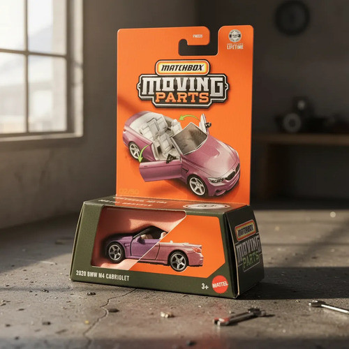Matchbox Moving Parts - 2020 Bmw M4 Cabriolet Violeta