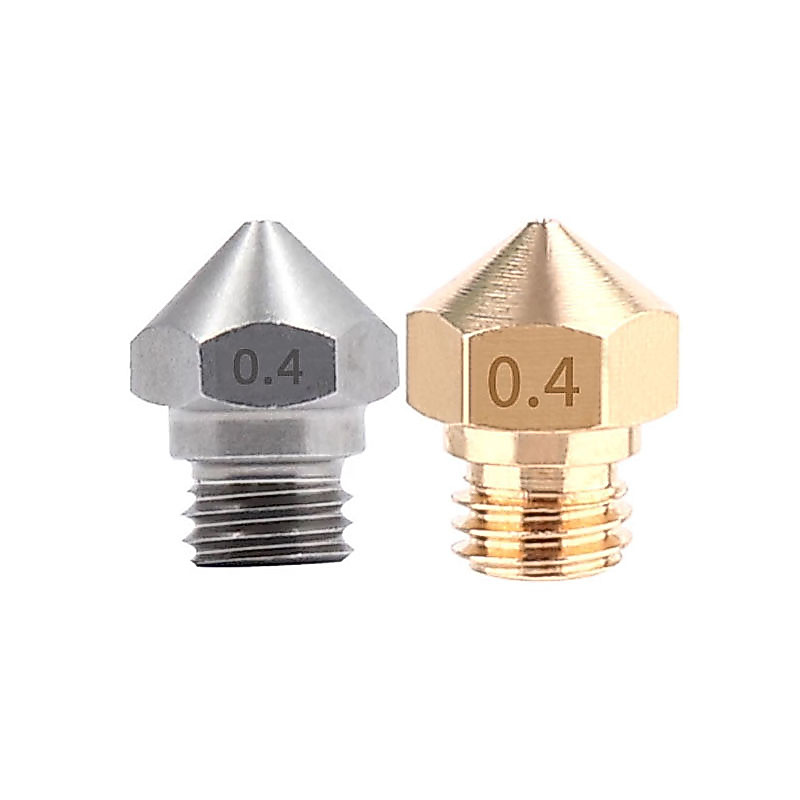 Bico de Latão MK10 para Impressora 3D, Acessórios DIY para Extrusora, Cabeça para Filamento de 1,75mm, Bico de Cobre Ros
