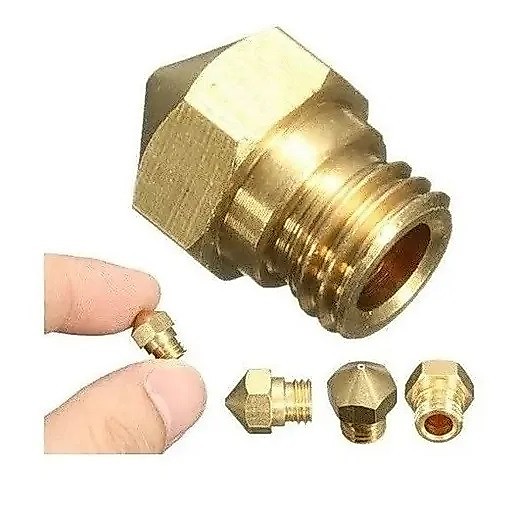 Bico 3d Extrusora Mk10 0.2/0.3/0.4/.0.5/0.6/0.8/1.0