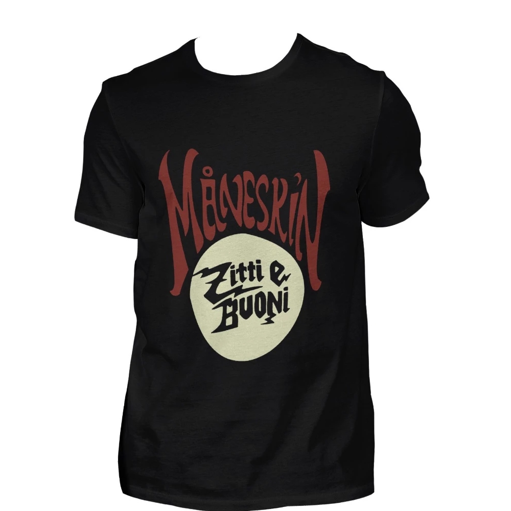 Camiseta Unissex Måneskin Zitti e Buoni Mk10
