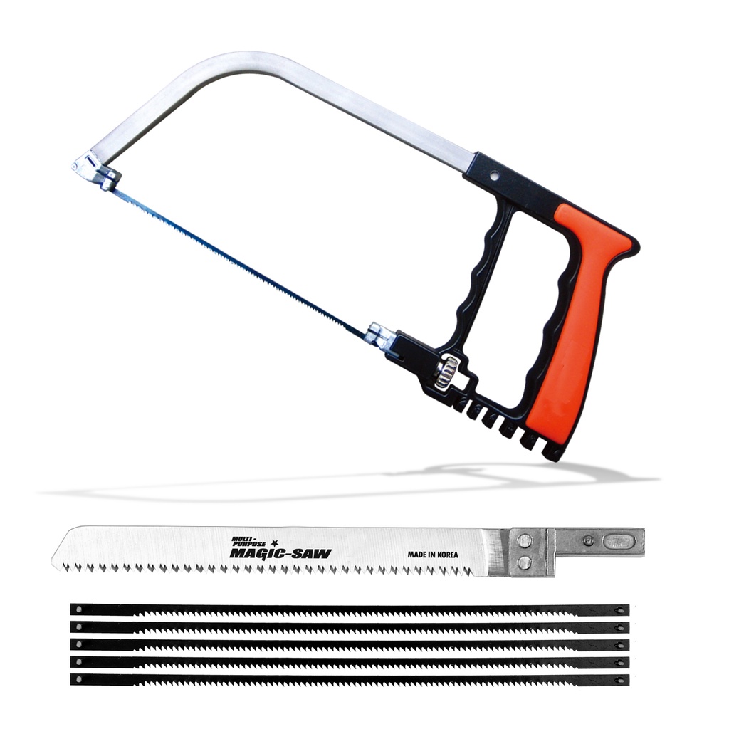 Serra Mágica Kit De Manual Universal Caixa De Ferramentas De Conjunto De Múltiplas Lâminas Funciona Como Coping Bow Jab Rip Poda Chain Serras Manuais Um Cortador Adequado Para Cortar Madeira Tubos De PVC Vidro (HA-907)