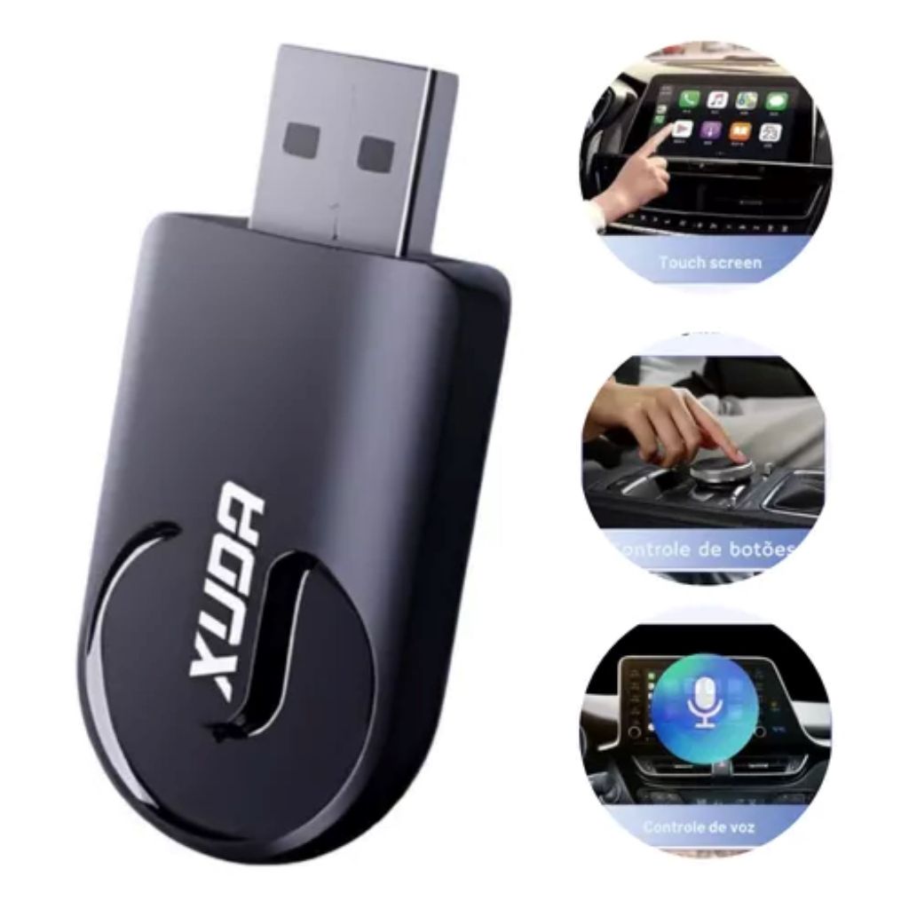 XUDA-Adaptador Auto Android sem fio CarPlay, Smart Mini Box, Plug and Play, WiFi, conexão rápida, Universal para Nissan,