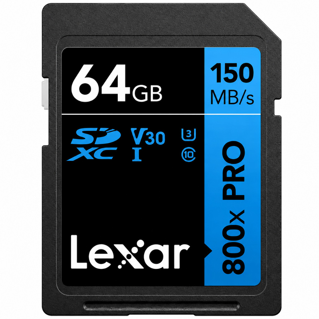 Cartão de Memória SD Lexar 32gb 64gb 128gb SDXC UHS-I Classe 10 U3 V30 4K UHD Full HD Para Câmeras Filmadoras Drones