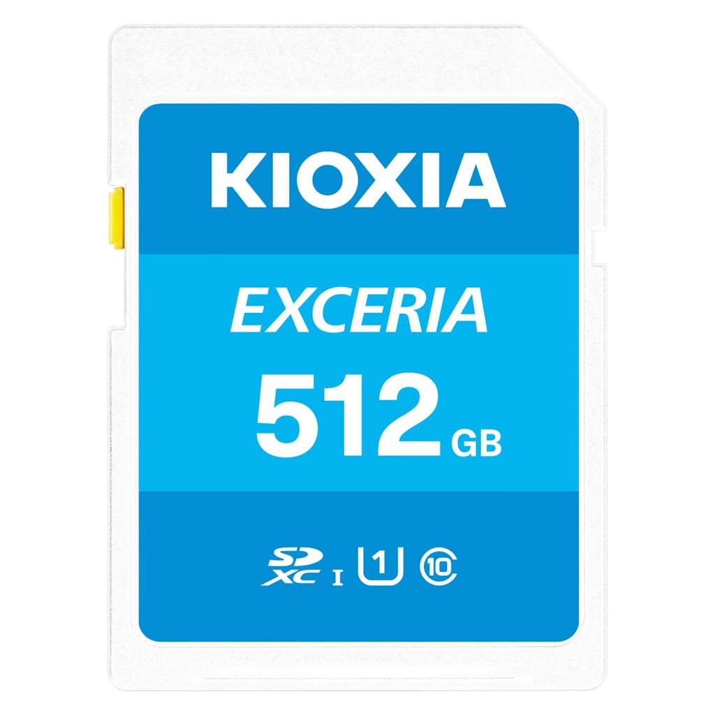Cartão SD KIOXIA 512GB EXCERIA / EXCERIA PLUS SDXC UHS-I U3 V30 Original do Japão