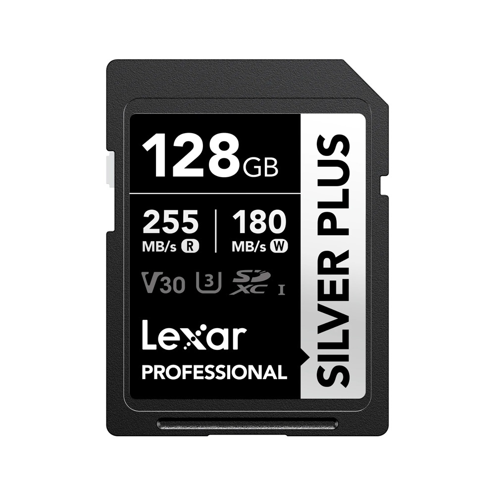 Cartão Lexar Profissional SILVER PLUS 128GB SDXC UHS-I- LSDSIPL128G-BNNNG