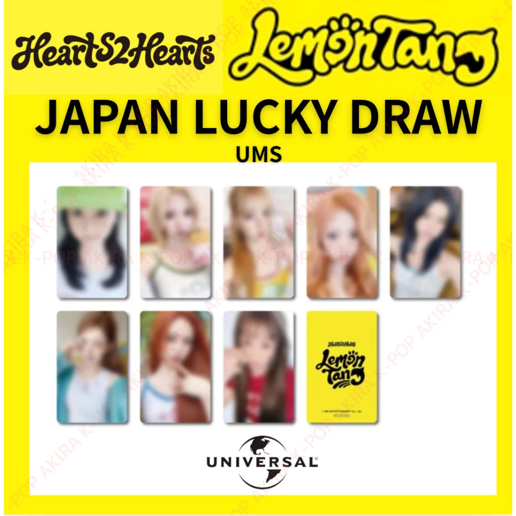 Hearts2Hearts The 2nd Mini Album Lemon Tang HMV LUCKY DRAW PHOTO CARD