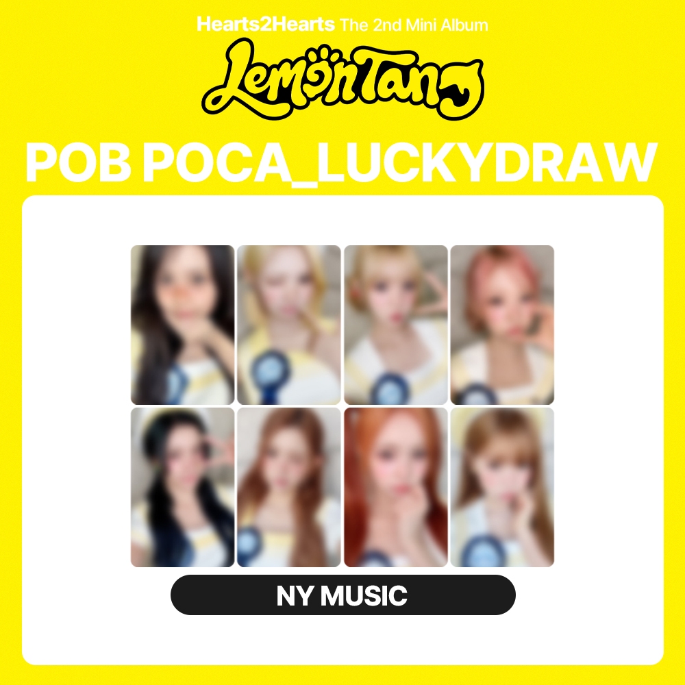 [SET] Hearts2Hearts O 2o Mini Álbum [ Lemon Tang ] NY MUSIC LUCKYDRAW PHOTOCARD
