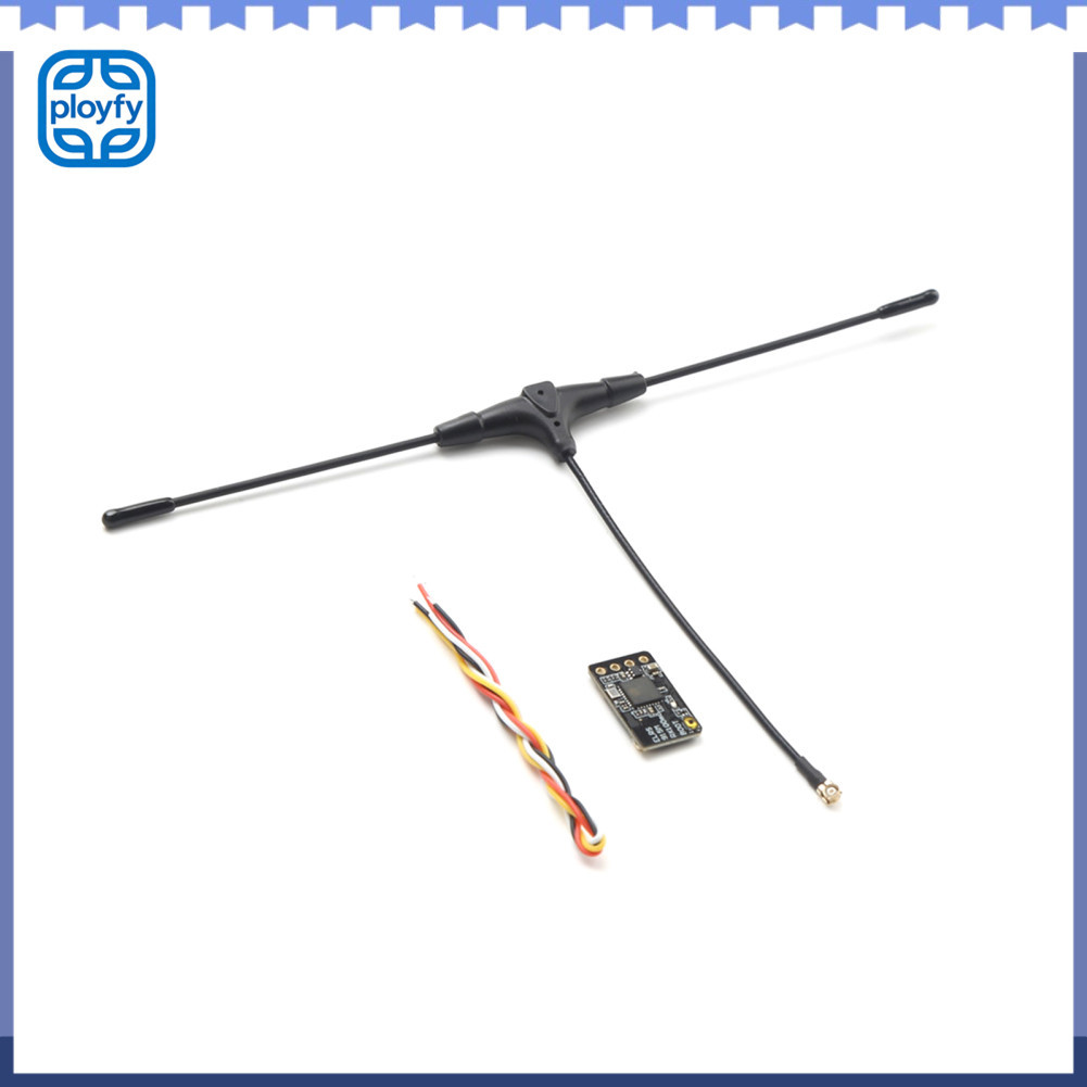 Ployfy Receptor ELRS 915 MHz NANO com tipo T Antena Suporte para atualização Wifi para peças de drones de passagem FPV