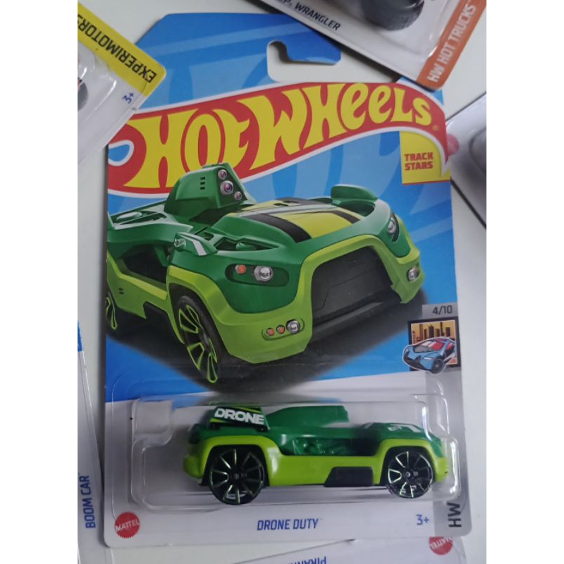 Hot Wheels Drone Duty Track Stars HW METRO 4/10 Verde - Mattel