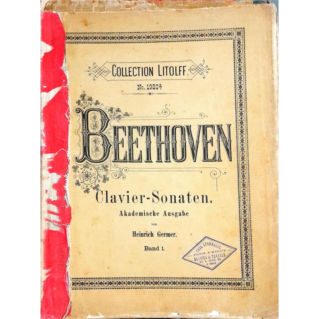 Partitura Clavier Sonaten  - Beethoven