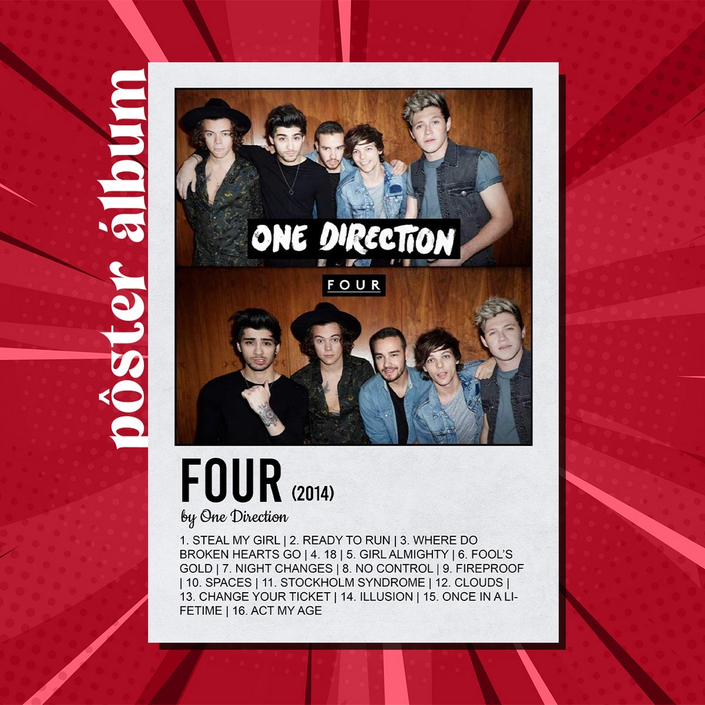 Pôster Álbum Four - One Direction