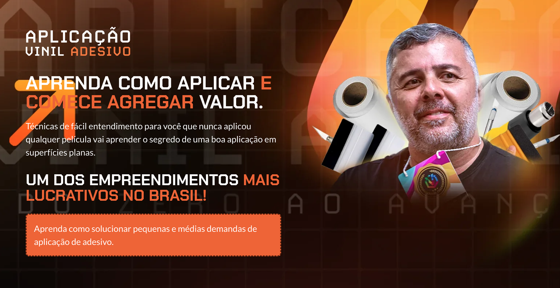 Aprenda Aplicar Adesivos em Superfícies Retas.