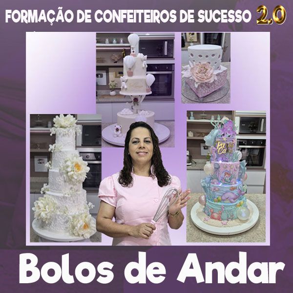 Formação de Confeiteiros 2.0 Bolos de Andar