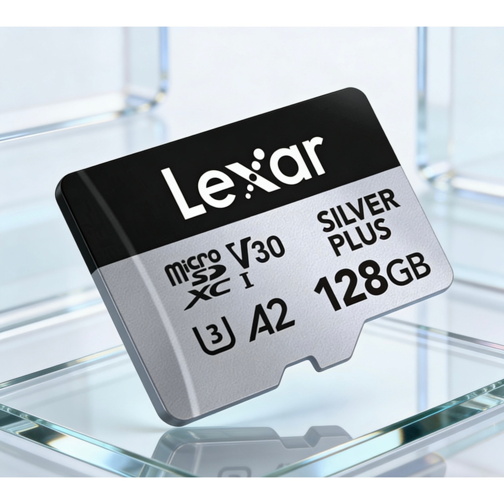 Novo Cartão SD Lexar Micro TF 128GB SILVER PLUS flash De Armazenamento De Alta Velocidade , Adequado Para smartphones ,