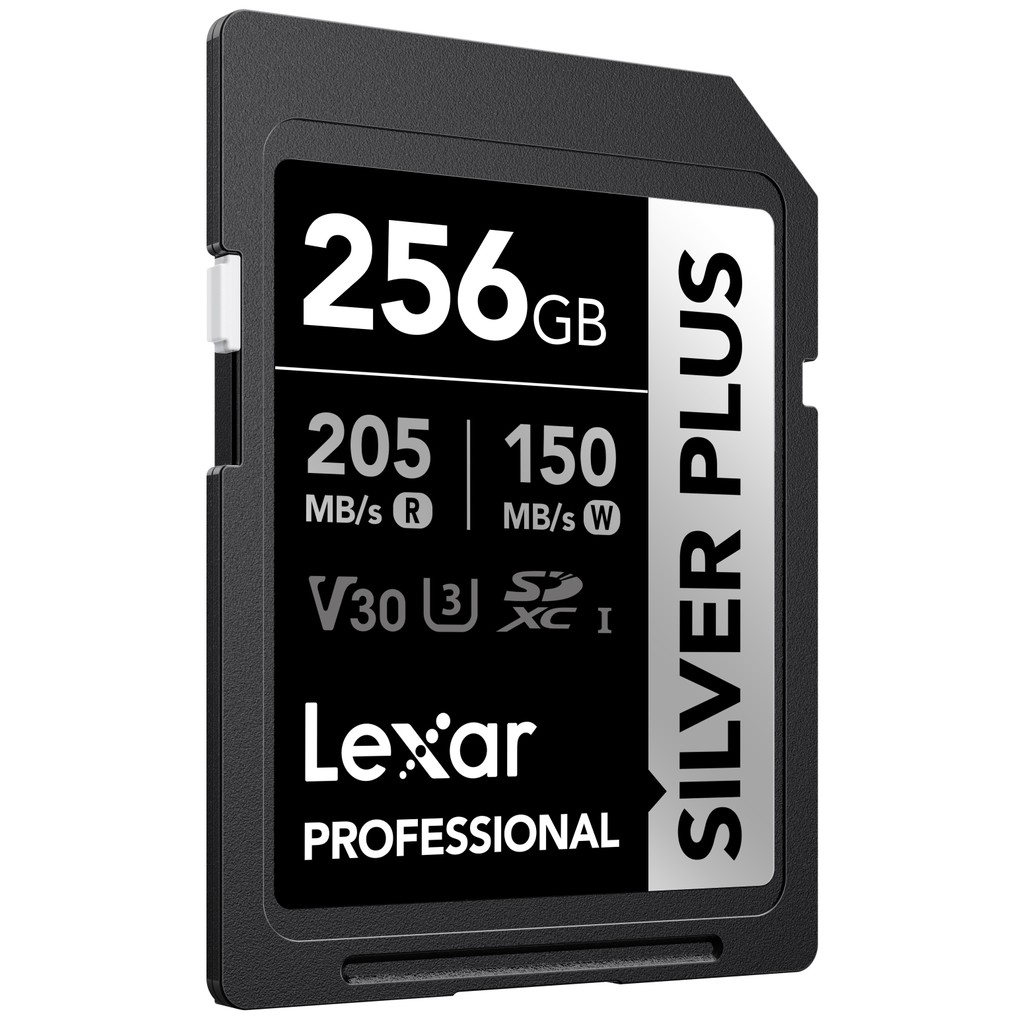 Cartão de Memória Lexar Professional SILVER PLUS SDXC UHS-I Card 256GB