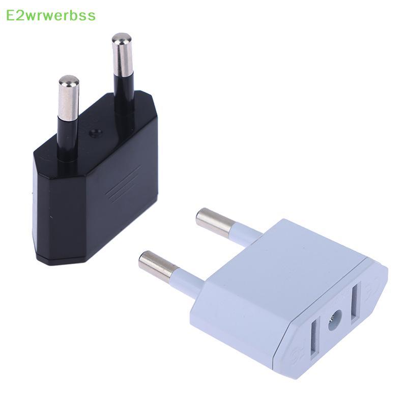 [E2wrwerbss] 2 Unidades Adaptador Ue Conversor De Viagem American China Eua Para Plug Euro Elétrico AC Electric Soet Nov