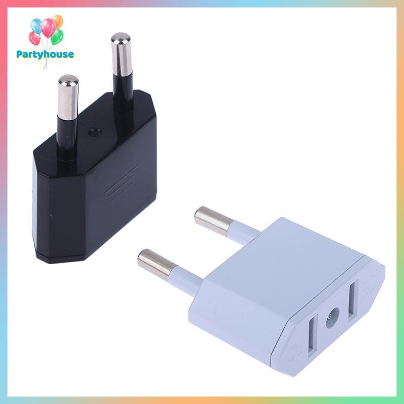 UTZN > 2 Pcs Adaptador Ue Conversor De Viagem American China Eua Para Plug Euro Elétrico AC Electric Soet Novo