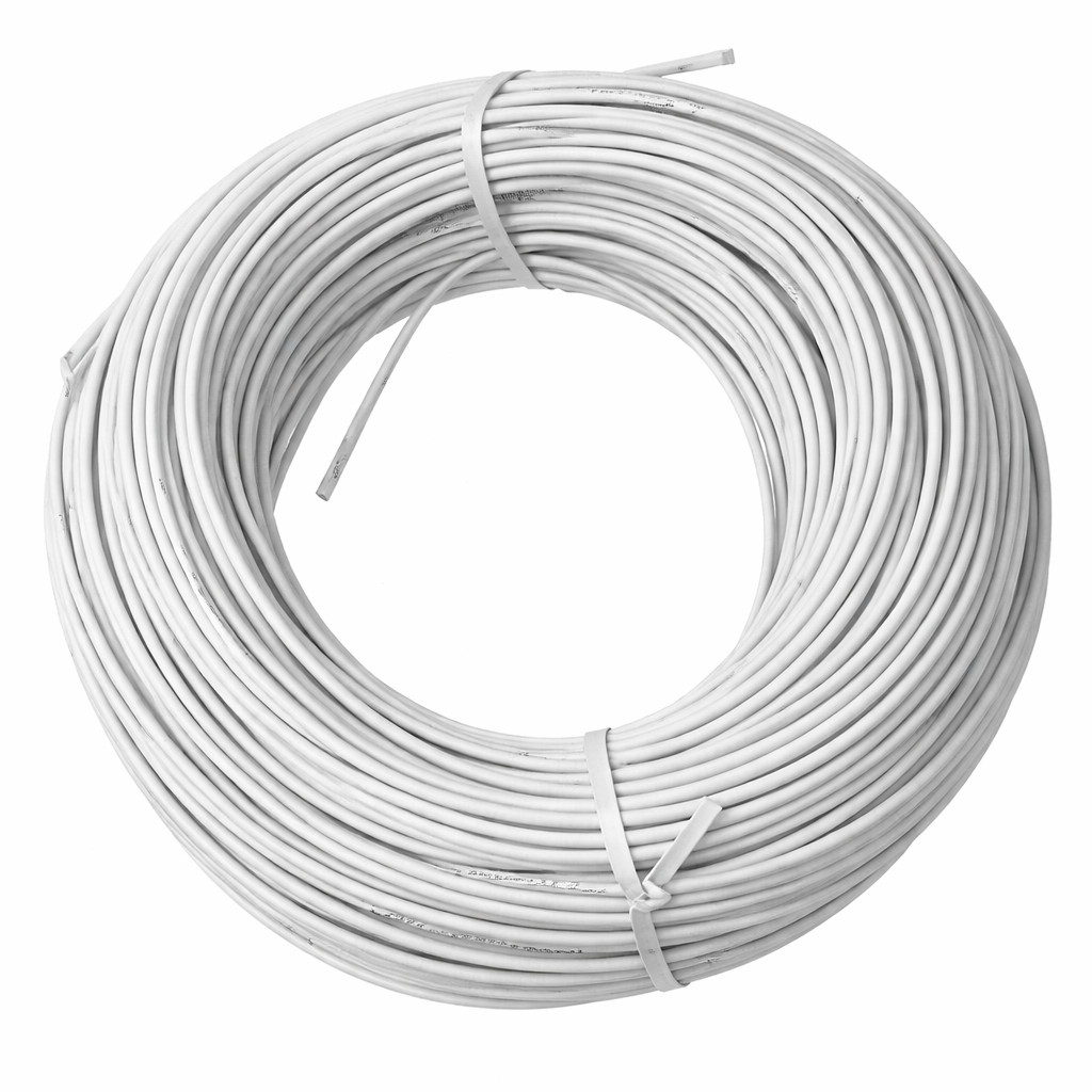 Cabo 18 AWG 200°C Silicone Branco Pan Electric - 10 metros