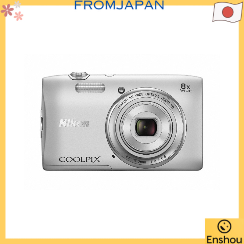 [USED]Do Japão [Usado] Câmera Digital Nikon COOLPIX S3600 Zoom 8x 20.05 Megapixels Cristal Prata S3600SL