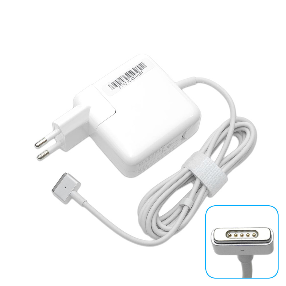Fonte Carregador compatível com Macbook Air Magsafe2 A1436 A1465