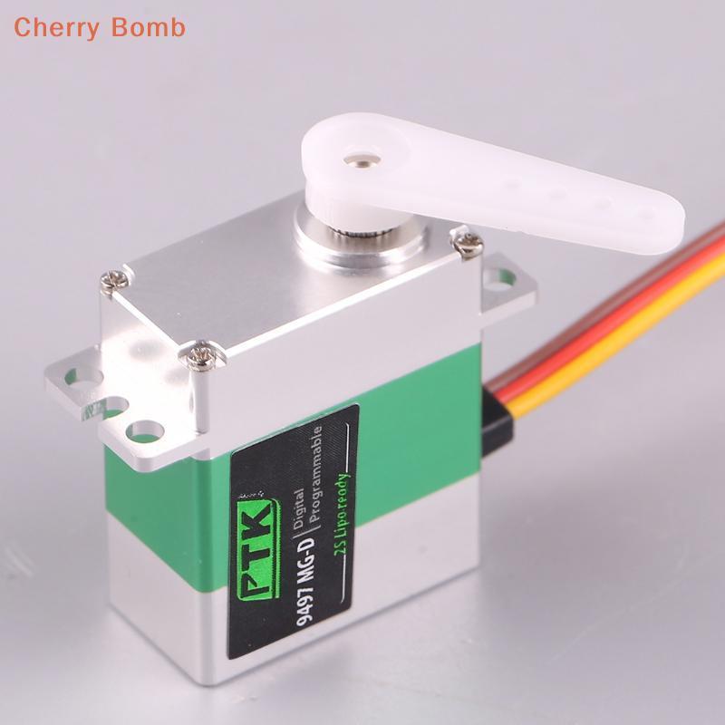 (Bomba De Cereja) PTK 9495 MGD Metal Gear Digital Servo 1 Conjunto Durável Para Carro RC Planador Avião Helicóptero Robô