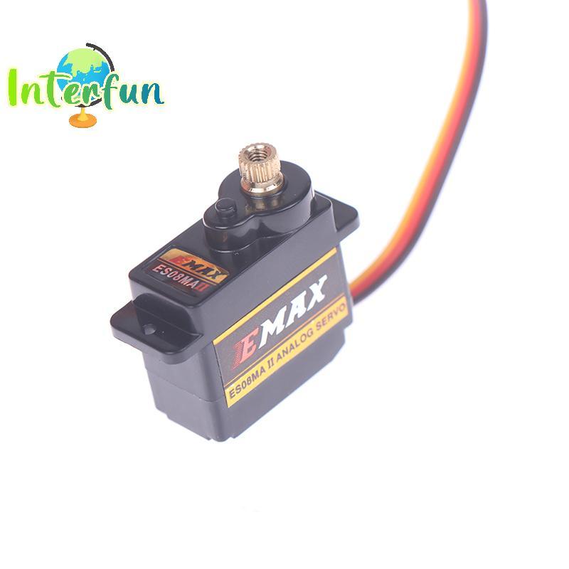 [InterfunB] 1Pc EMAX ES08MA II Metal Gear Micro Servo Digital Up Para Modelo RC [Novo]
