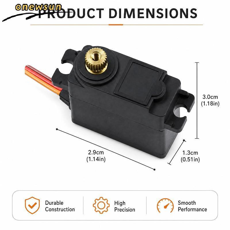 Corona DS238MG Durável Metal Gear Digital Servo 4.6kg.cm Torque 22g Mini Tamanho Para Aviões RC Barcos Projetos DIY
