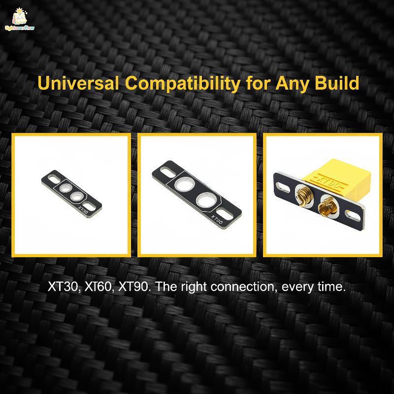 LOF XT30 XT60 XT90 Plug Conector PCB Assento Fixo 5/10 Unidades Placa De Soldagem Durável Para Hobbyistas De Modelo De C