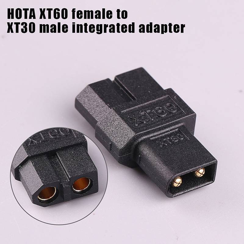 SABVX 1/2 Unidades HOTA XT60 Fêmea Para XT30 Macho Adaptador Aeronaves RC Bateria Conector Peças Sobressalentes BR