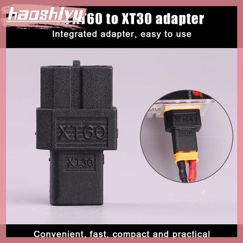 HAO 1/2Pcs HOTA XT60 Fêmea Para XT30 Macho Adaptador Aeronave RC Bateria Conector Peças De Reposição BR