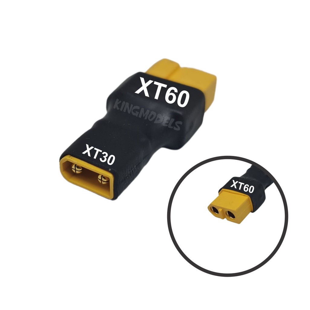 Plug Adaptador Xt30 Macho Para Xt60 Fêmea Modelismo Airsoft