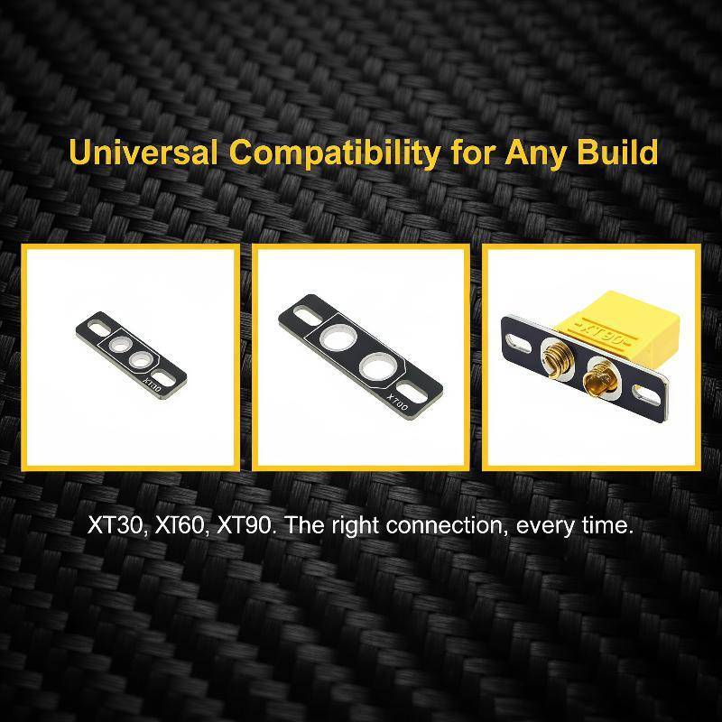 [GrandLarge] XT30 XT60 XT90 Plug Conector PCB Assento Fixo 5/10Pcs Placa De Soldagem Durável Para Modelo De Carro RC Hob