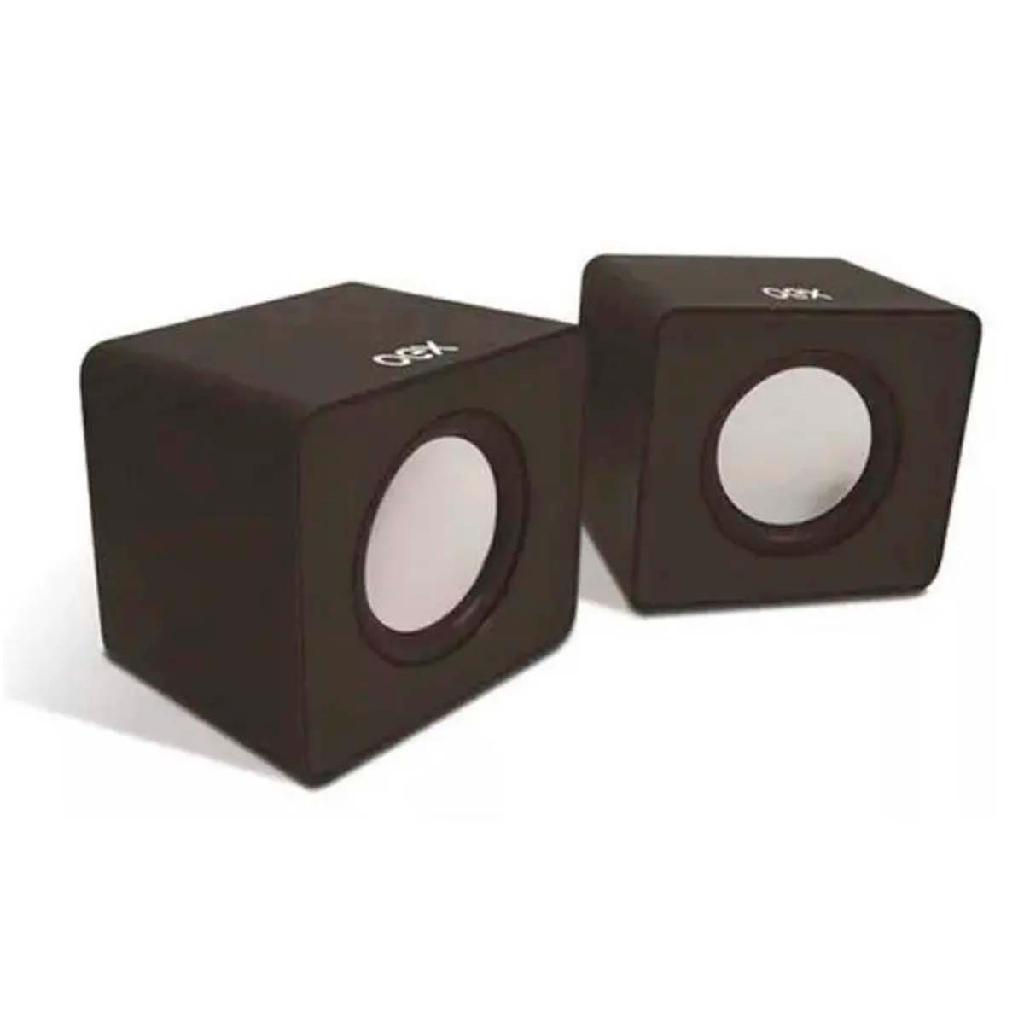 Caixa De Som Preta Speaker Sk102 3w Rms P2 Plug & Play Oex