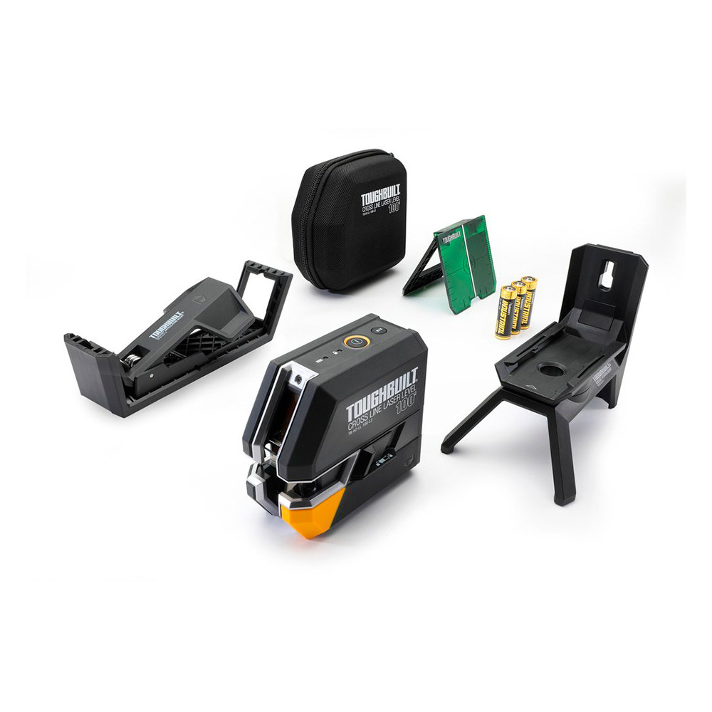 Nível a Laser 30 Metros 2 Linhas Verde ToughBuilt TB-H2-LL-100-L2