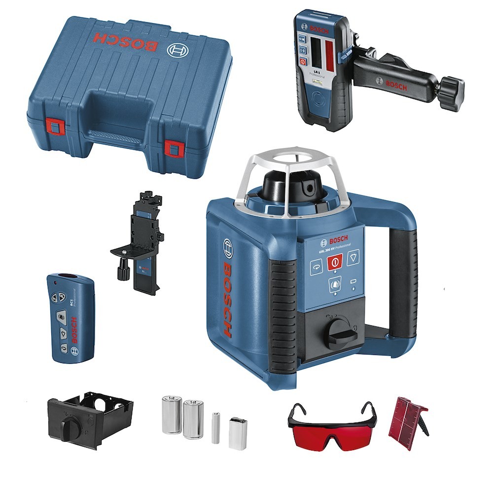 Nivel a Laser Rotativo 300 metros com Maleta Bosch GRL 300 HV