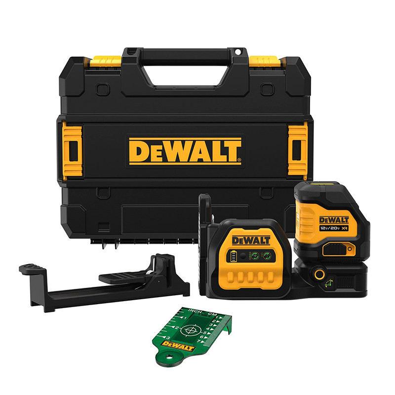 Nivel Laser Dewalt 2 Linhas Verde a Bateria 12V ou 20V Sem Bateria e Carregador DCLE34020GB