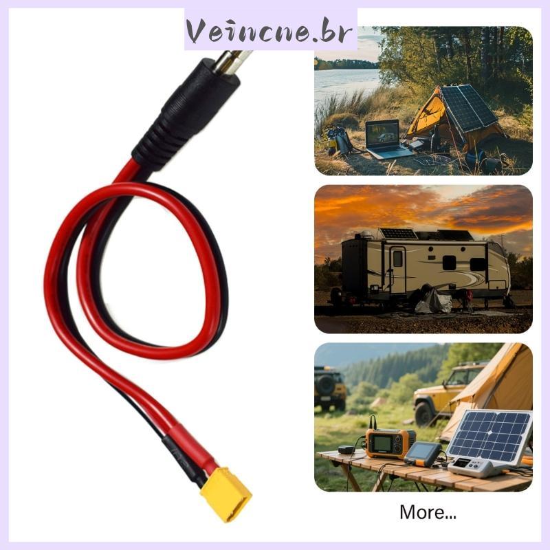 VEI 30-100Cm PVC XT30 Para DC5521 Carregamento XT30 DC5 5mx2 1Mm Fio Alimentação Vôo UAV Ar