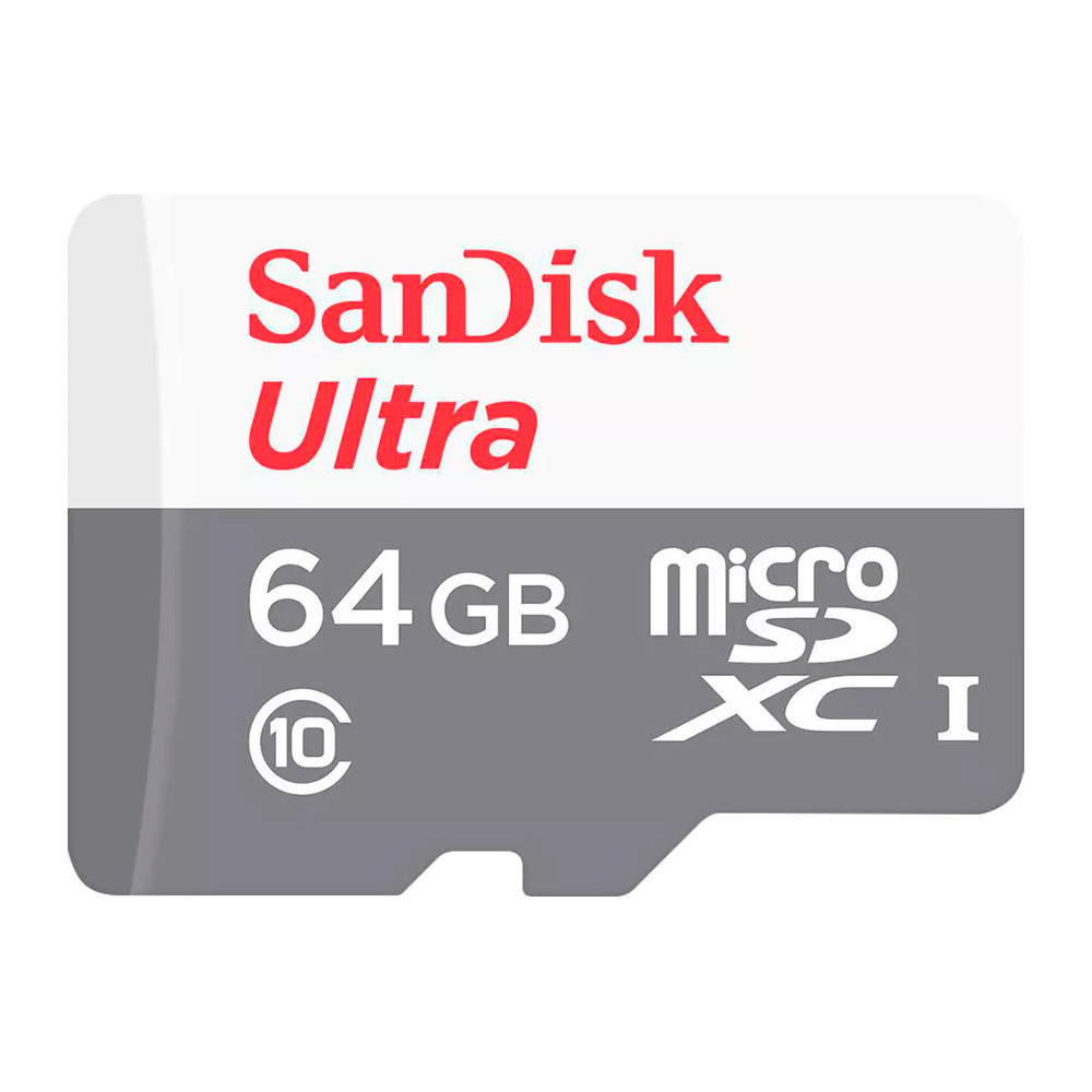 Cartão Memória Micro SDXC 64GB Ultra 100MBs Sandisk