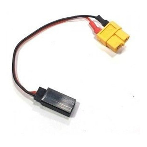 Plug Adaptador Conector Cabo Xt60 Femea Para Futaba Macho