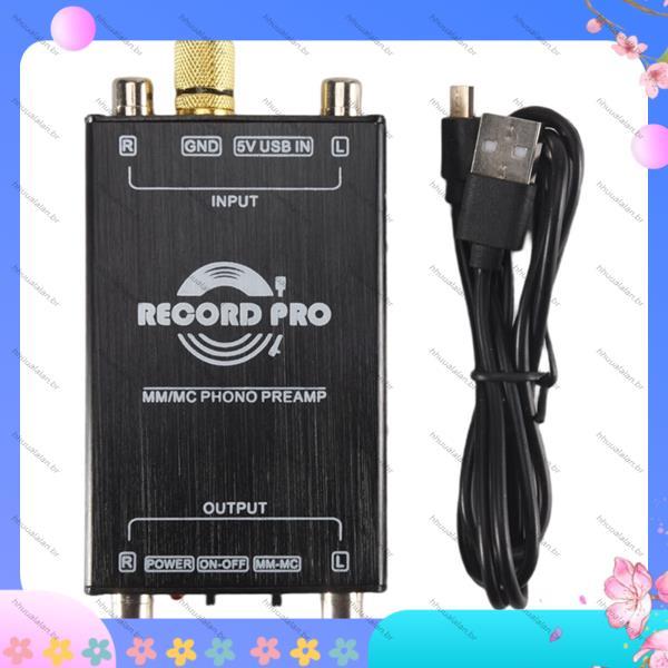 [H De Alta Qualidade] MM Phono Stage Preamp Vinil Record Player Turntable Pré-Amplificador