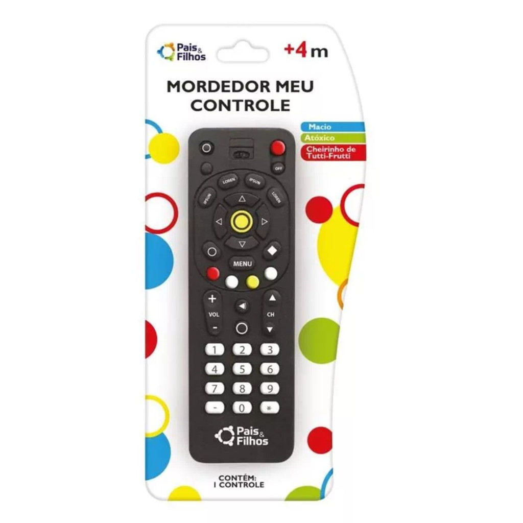 Mordedor Controle Remoto Pais Filhos Bebe